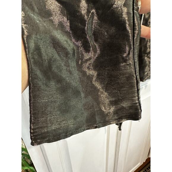 Vintage Maggy Lawrence Women’s Dress Jacket Size Small Metallic Shimmer USA Made - Picture 2 of 8